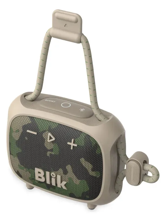 Parlante Bluetooth Blik Rider 8w Ipx7 5h Clip