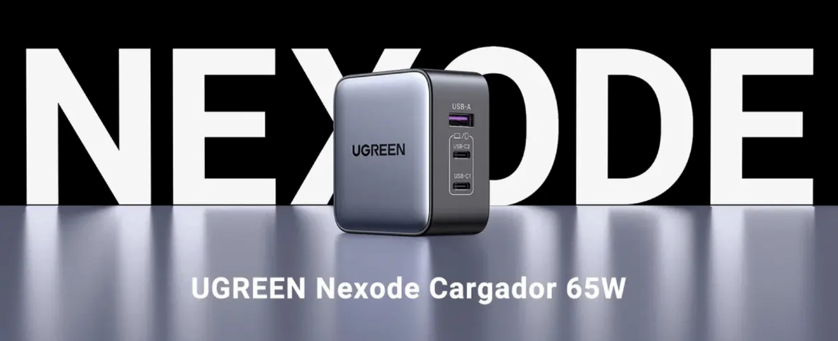 Cargador De Pared Ugreen 90409 65w Usb + Usb-c X 2