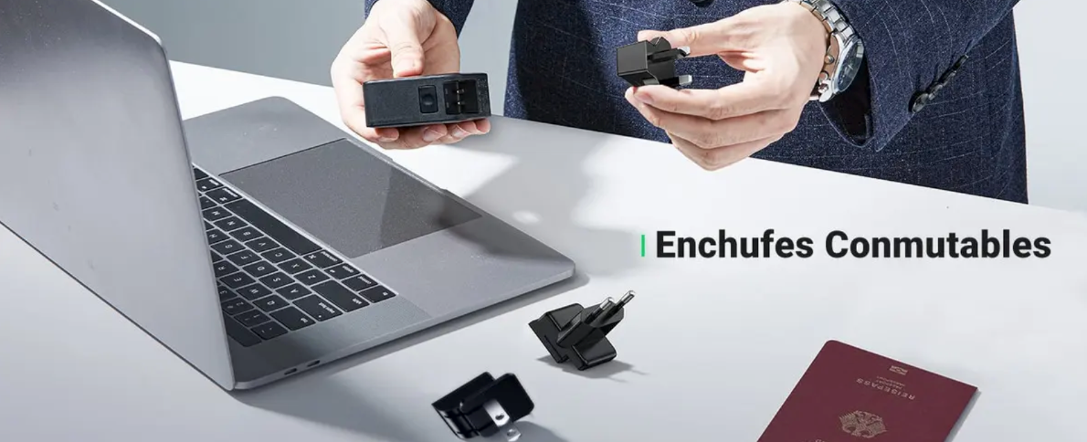 Cargador De Pared Ugreen 90409 65w Usb + Usb-c X 2