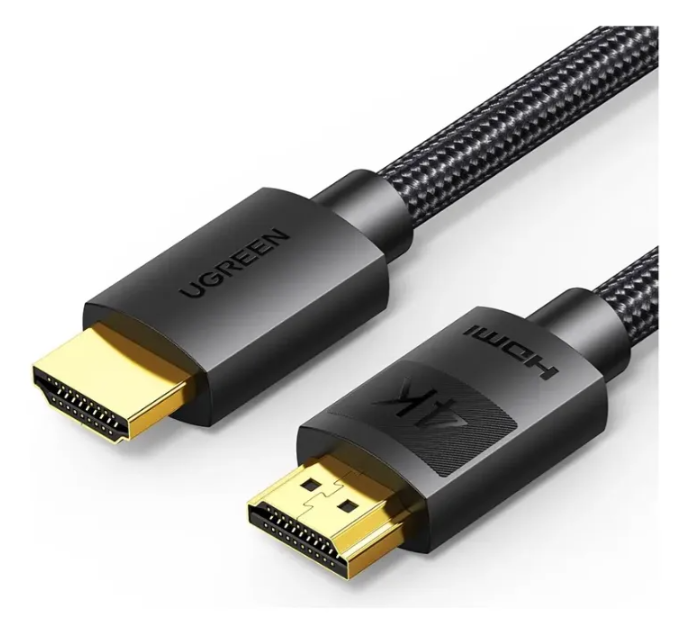 Cable Hdmi 2.0 4k/60hz M/m 2m Blindado Negro Ugreen Hd119