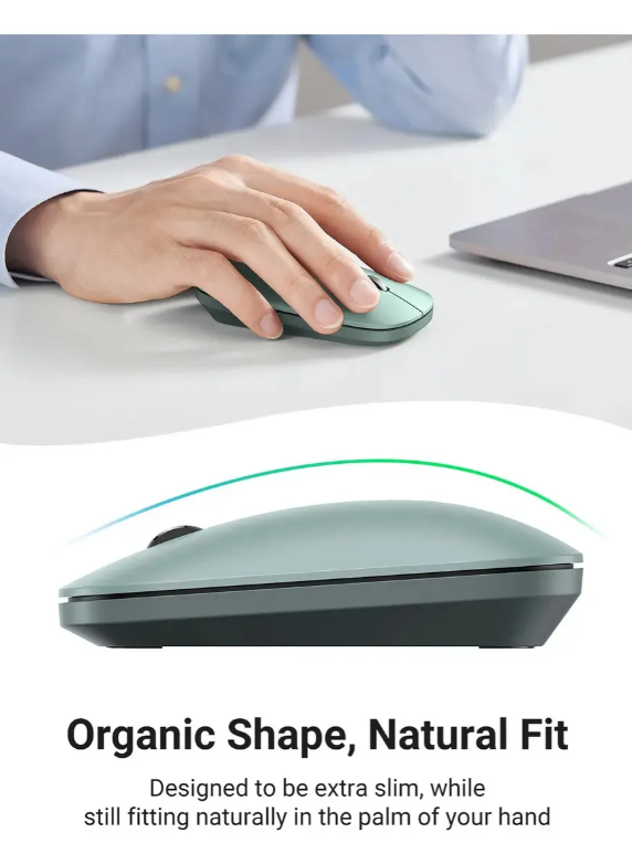 Ugreen Mouse Inalámbrico Ultradelgado Verde