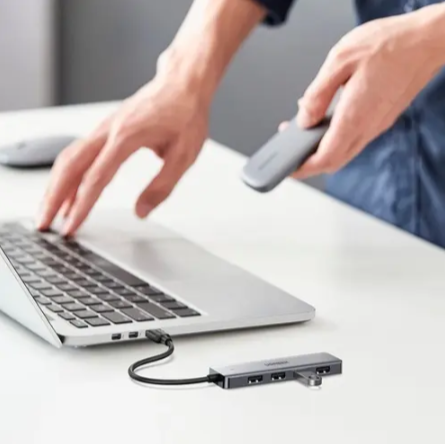 Ugreen Convertidor Hub De 4 Puertos Usb 3.0 Carga Usb