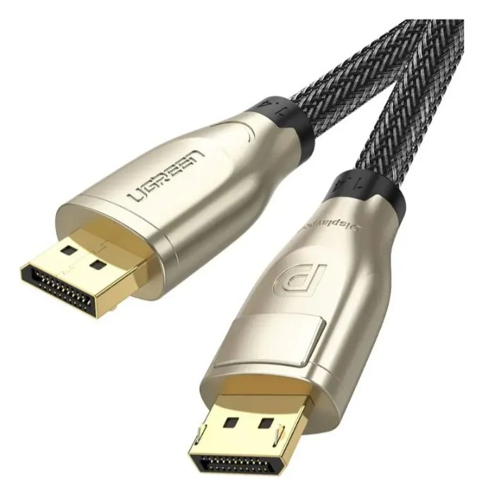 Cable Ugreen Displayport 1.4 De 32,4 Gbps Macho/macho De 1 M