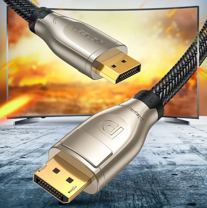Cable Ugreen Displayport 1.4 De 32,4 Gbps Macho/macho De 1 M