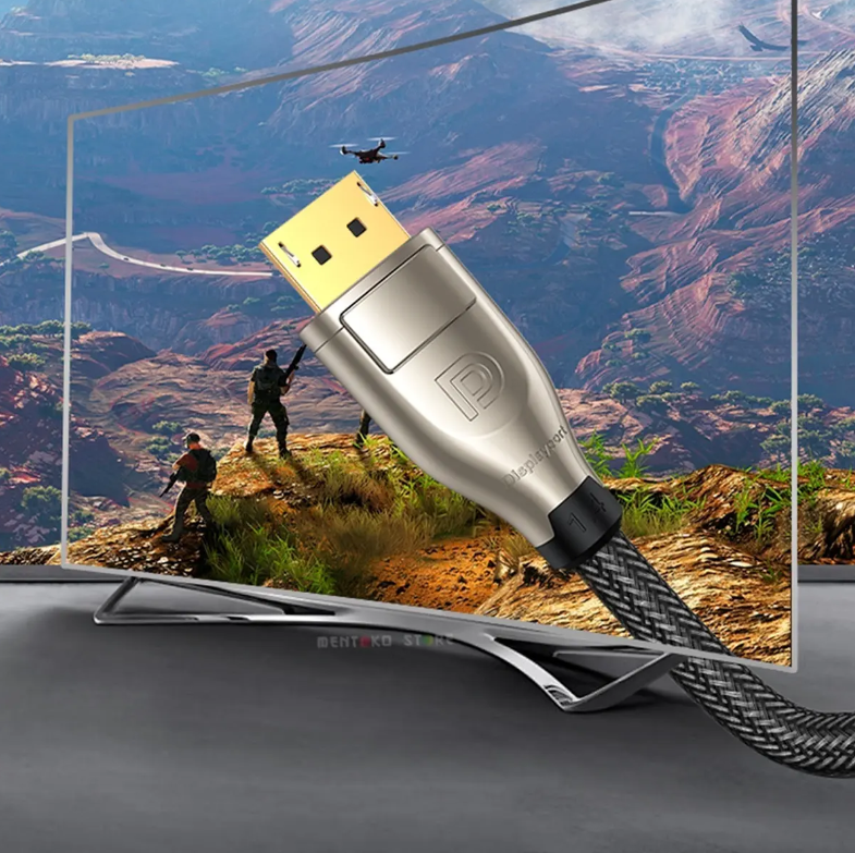 Cable blindado Ugreen Displayport 1.4 Fullhd 4k 8k 60 Hz, 2 m