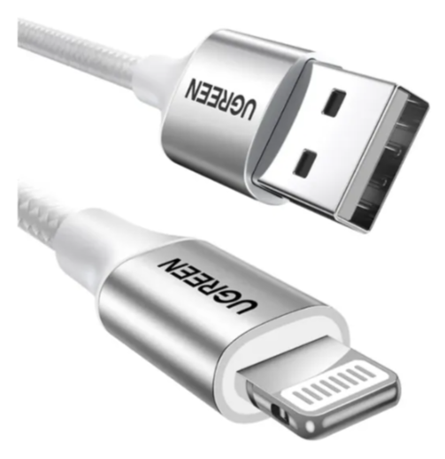 Cable de Datos USB 2.0 a Lightning de UGREEN, Certificado Mf
