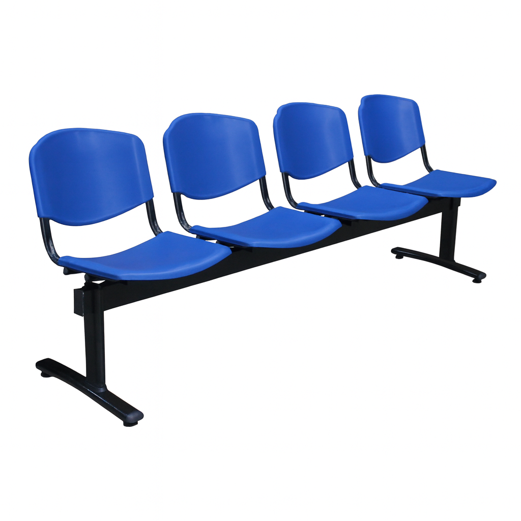 Banqueta Espera Polipropileno 4 Cuerpos