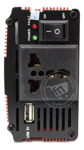 Conversor Inversor Voltaje Corriente 12v 220v 1000w Auto
