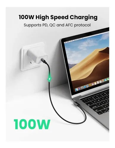 UGREEN Cable USB-c 2.0 a USB-c 2.0 1m Color Negro Gray - imagen 4