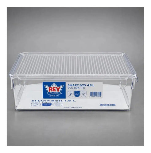 Smart Box 4.8 L con Tapa Transparente Reyplast - imagen 2