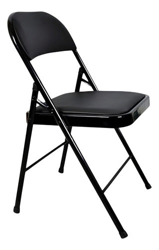 Silla Plegable Metalica Para Eventos Acolchada