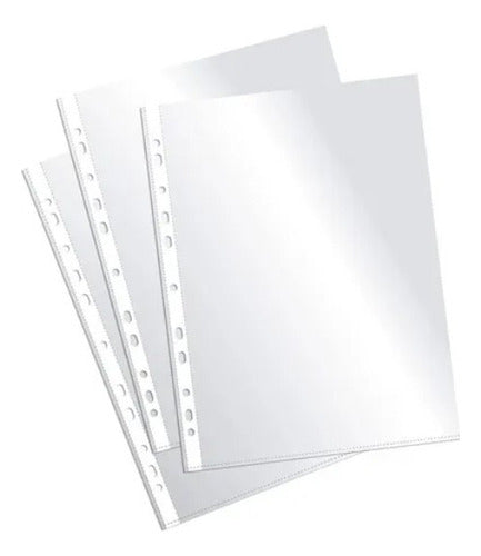 Funda Plástica Transparente Carta 100 Unidades - Adix