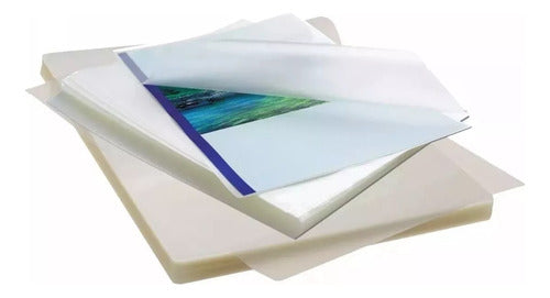 100 Micas Termolaminadora Plastificadora Carta A4 125 Micron
