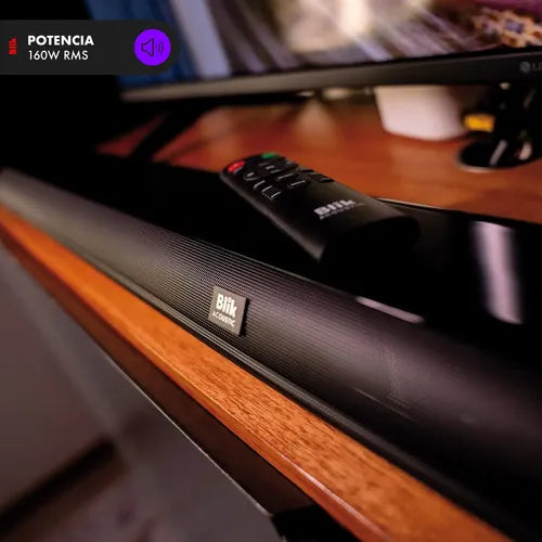 Barra De Sonido Bluetooth Blik Surreal160 Negro 50hz-60hz