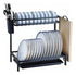 Secador Escurridor De Loza Platos 2 Niveles Con Soporte