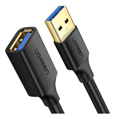 Cable Extension, Usb 3.0(m) A Usb 3.0(h), Ugreen, 3 Metros Color Negro