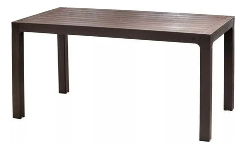 Mesa Plastica Roble - 150 X 80 X 75 Cm - Reyplast