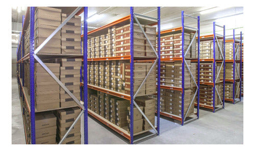 Estante Rack Industrial Metalico 300x200x60cm Soporta 800kg