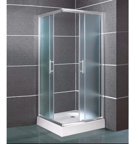 Shower Door Y Receptaculo 90x90x195 Transparente