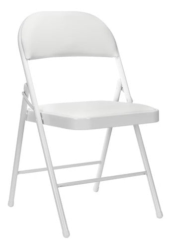 Silla Plegable Metalica Para Eventos Acolchada