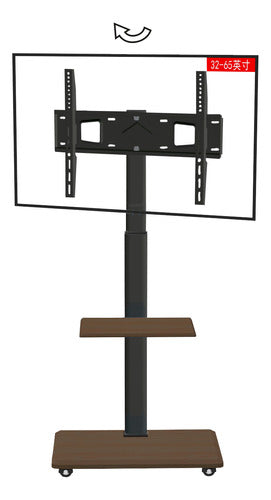Soporte Tv Con Ruedas 32 - 70 Pulgadas 60kg