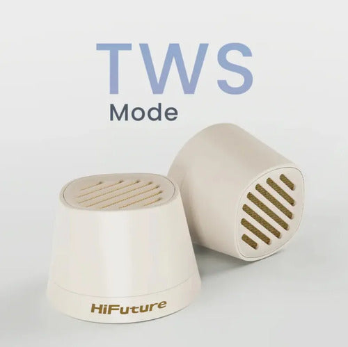 Mini Parlante Bluetooth Mega S Latte /carga Inalambrica/m... Latte