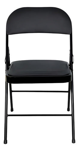 Silla Plegable Metalica Para Eventos Acolchada