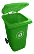 Contenedor De Basura Plástico Basurero 360 Litros