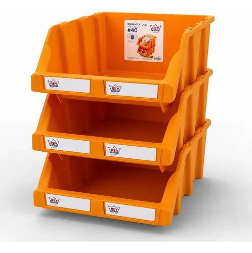 Organizatodo Apilable #40 Reyplast Amarillo - imagen 3