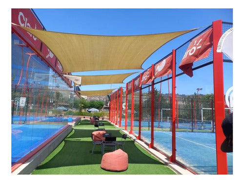 Toldo Vela 4x3, Color Beige