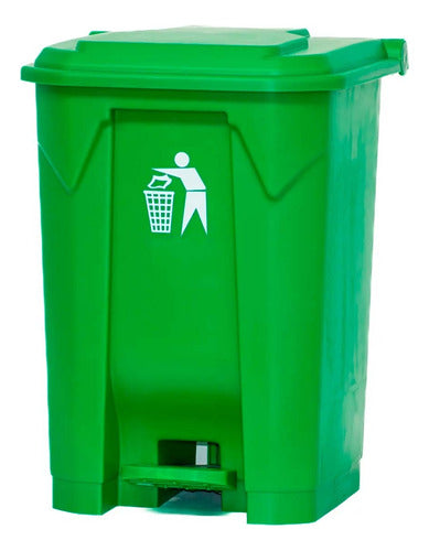 Contenedor Basurero Papelera Pedal 30 Litros Colores