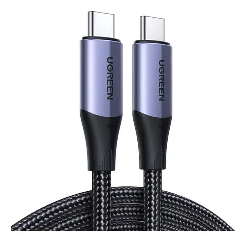 Ugreen Cable Usb-c 3.1 Gen2 A Usb-c 3.1 Gen2 5a Trenzado 1m Color Negro