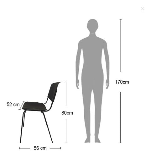 Silla Visita Iso Polipropileno