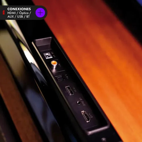 Barra De Sonido Bluetooth Blik Surreal160 Negro 50hz-60hz