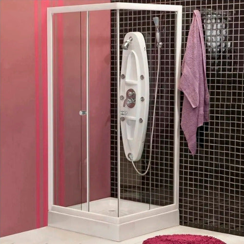 Shower Door Y Receptaculo 90x90x195 Transparente
