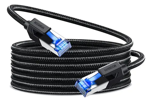 Cable de Red Cat8 F/ftp de 15 Metros (40gbps) Trenzado Negro UGREEN Nw153 - imagen 2