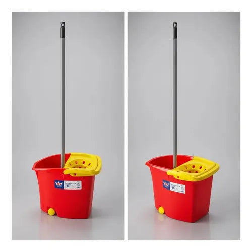 Set Trapea Fácil 12 L con Ruedas Reyplast Gris - imagen 2