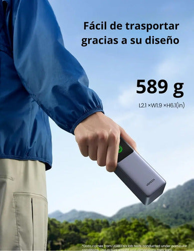 Batería Externa Portátil Ugreen 35525b 200 W Gris