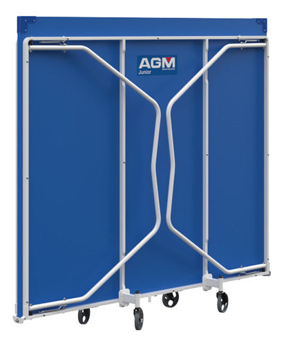 Mesa De Ping Pong Agm Junior Fabricada En Mdf Color Azul