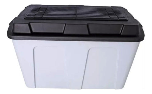 Caja Organizadora Contenedor Con Tapa - 140 Litros