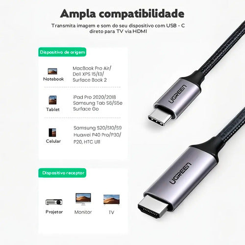 Cable de Audio Plug 3.5mm/plug 6.3 Estereo M/m 5m Negro Ugre - imagen 6