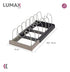 Rack Organizador De Ollas Expandible Menaje Tablas Tapas X L Color Negro