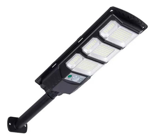 Foco Solar Led 600w Exterior Con Soporte Y Control Remoto