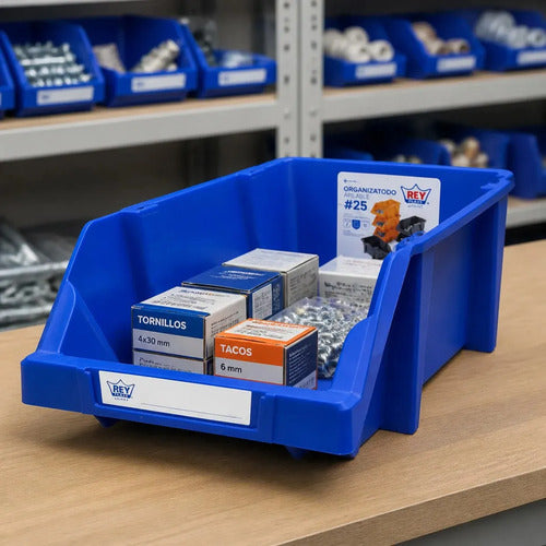 Organizatodo Apilable #25 Reyplast Gris - imagen 3