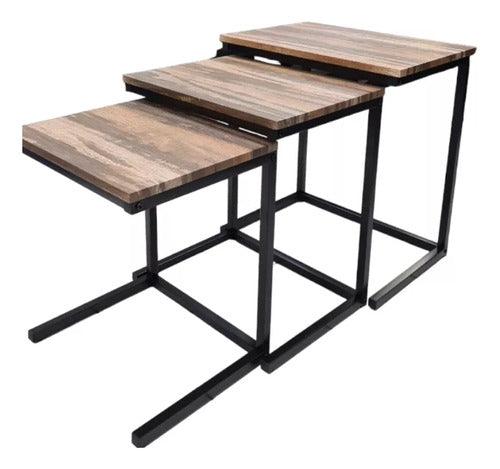 Mesa De Centro Triple Mesa Auxiliar Mesa Lateral Living Set