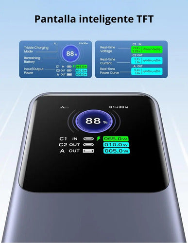Batería Externa Portátil Ugreen 35525b 200 W Gris