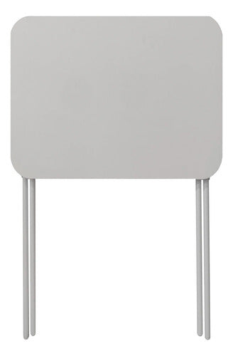 Mesa Plegable Auxiliar Agm Color Blanco