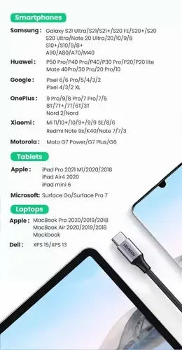 Cable USB-c UGREEN Av161 con Entrada USB Tipo C Salida Auxiliar 3.5mm - imagen 9