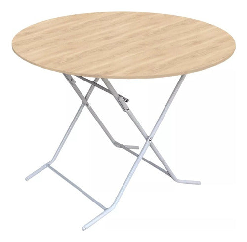 Mesa Plegable Agm Redonda 1mt