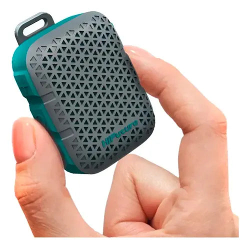 Parlante Inalámbrico Portátil Hifuture Pocket S C/clip Gris Verde Claro